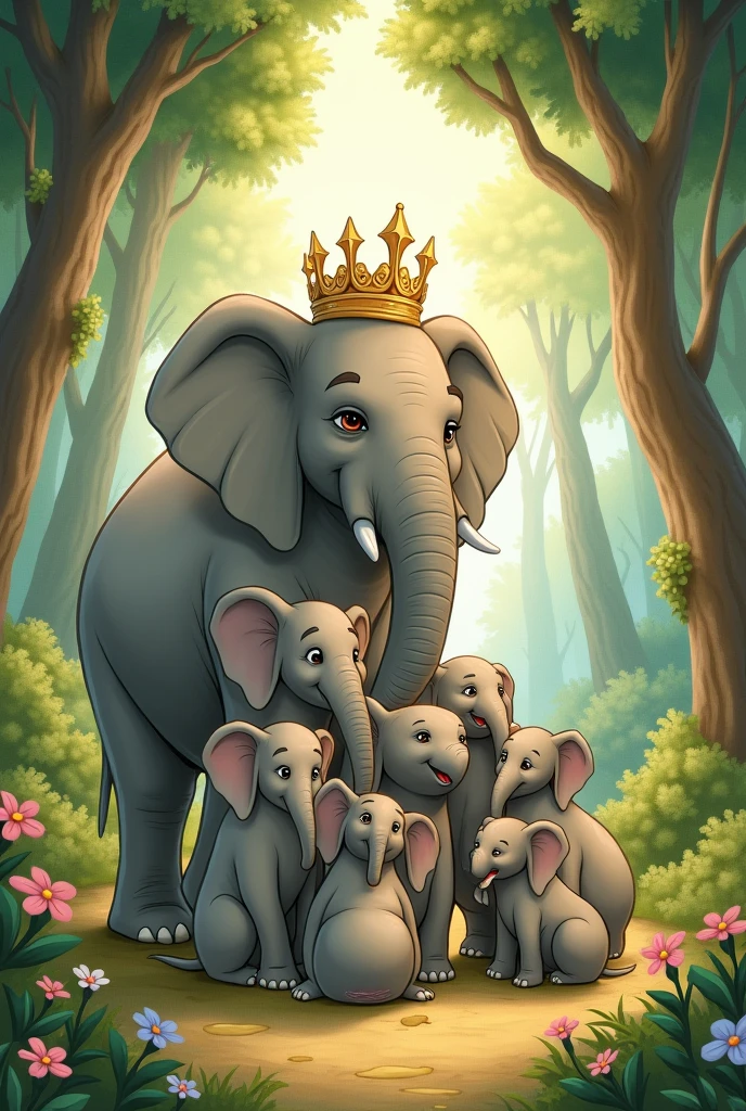 babar with 7 sisters