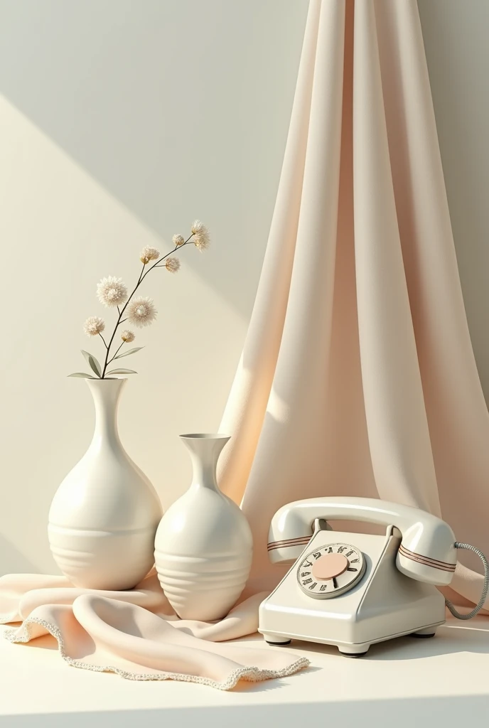 Vase phone and cloth
