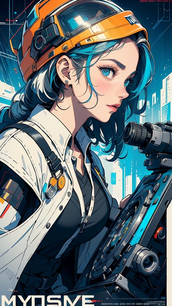 (((masterpiece, highest quality))),(((solo:1.2))),(((1girl:1.2))),32k wallpaper, very detailed, poster, vintage science fiction,(((((geometric cinematic movie poster))))), (bauhaus), shape,(((abstract))),(mid century modern),movie poster,(((((portfolio))))),(((((Close-up))))),(((((bust up))))),((((more various angle)))),(((highlight))),Vast landscape,((((heterochromia)))),(((complete. detailed face))),(((Extremely talented))),(((most complecated machine))),unlimited colorful color scheme