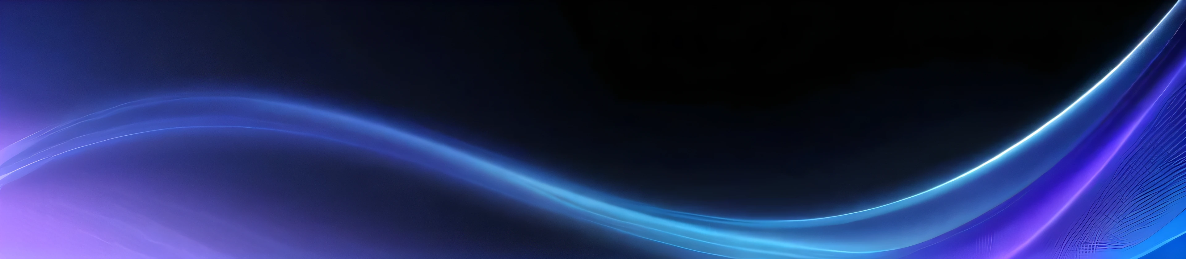 Blue and purple gradient wave abstract wallpaper，1080P，Amber texture，32KUHD，Rim Light，Gentle lines，Smooth lines，black background，Playstation5 Screenshots，Innovative page design