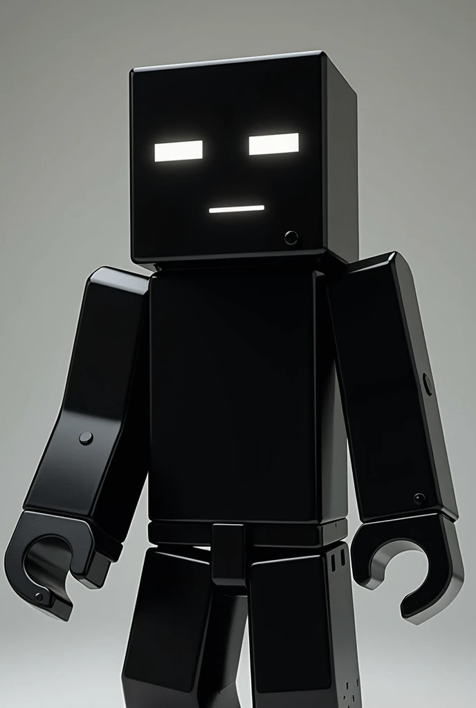 1 skin minecraft full black, eyes & mouth withe shiny,