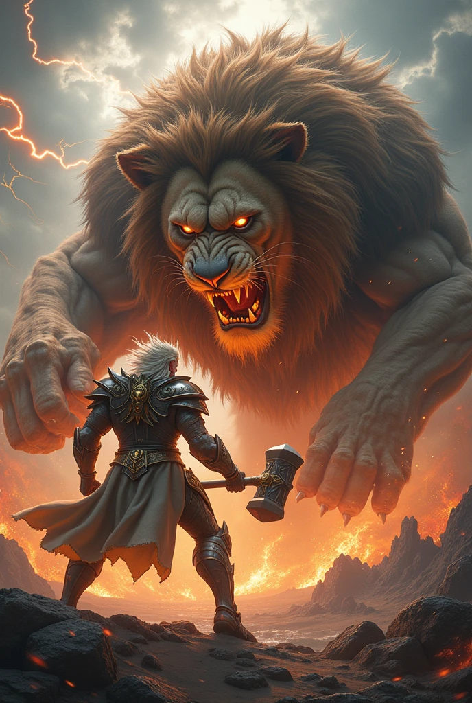 Lion hulk death the gaint thor
