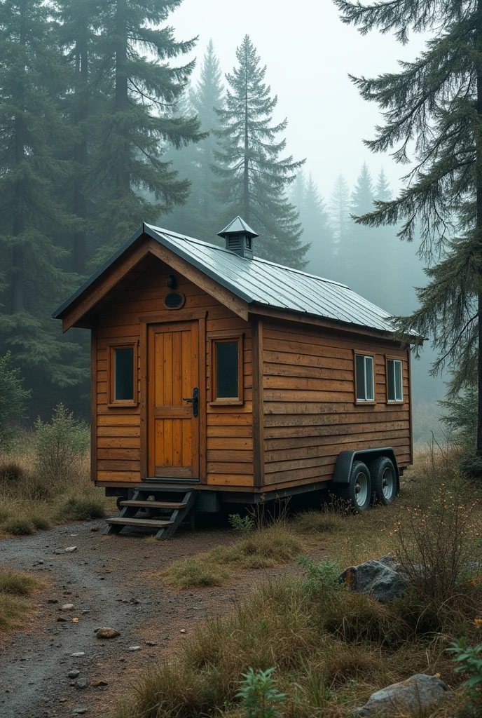 A cabin that travels on its own for a more realistic photo effect