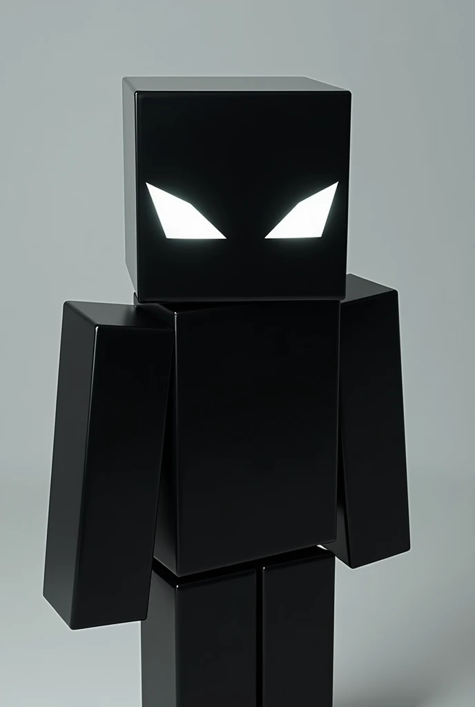1 skin minecraft full black, eyes & mouth withe shiny, hd, 8k, full detail