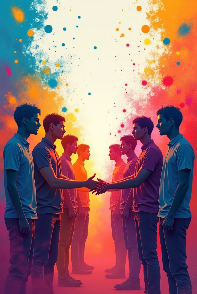 Colour trading small poster. With