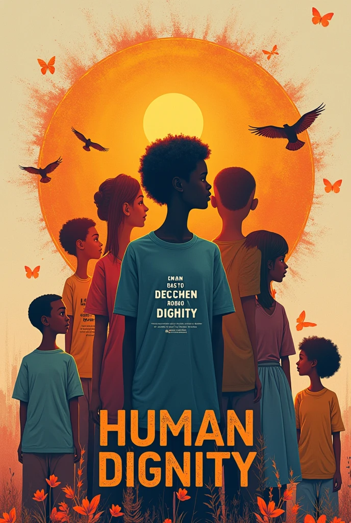 poster about promoting protection of human dignity