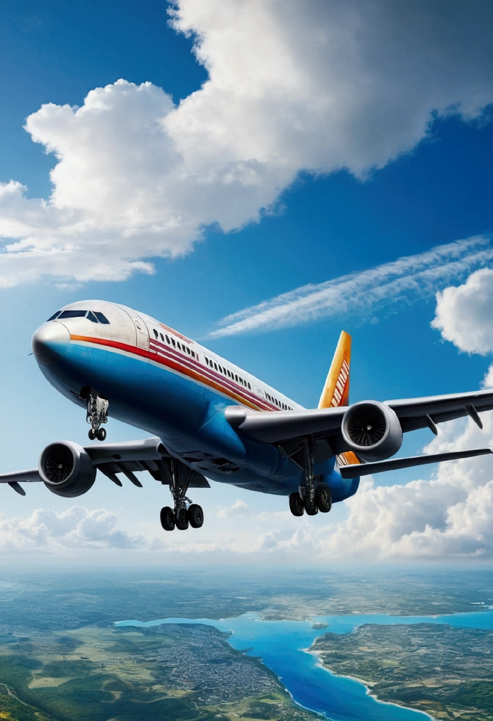 Detailed Airplane realistic 1 picture only