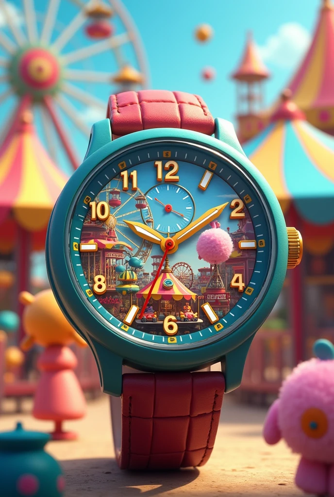 Amusement park theme watch design