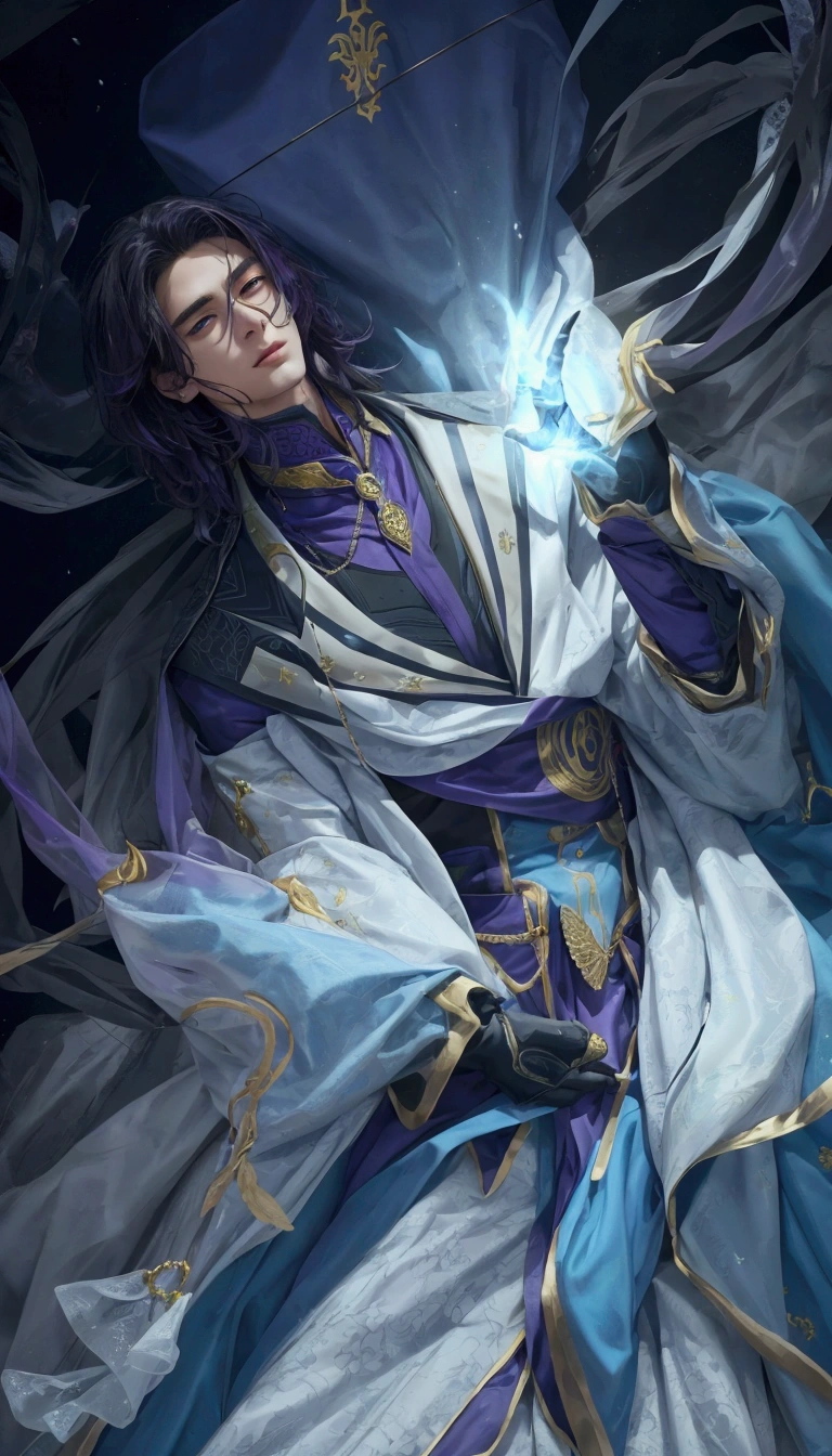 Handsome Young Men, Just change costume colour to purple that's all.