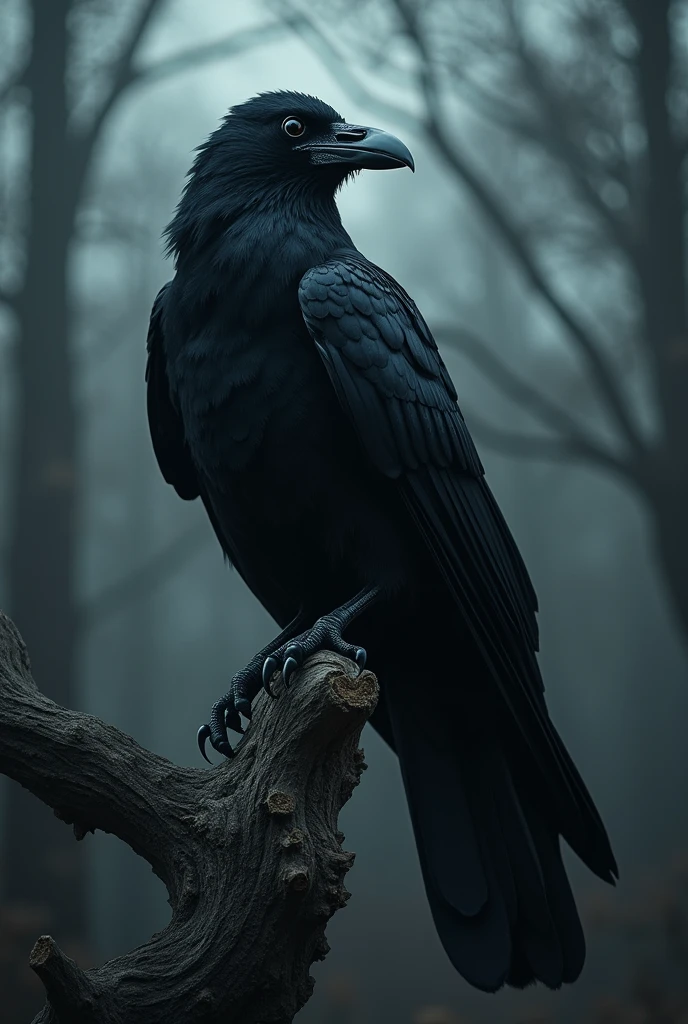 Ashthetic crow dark side