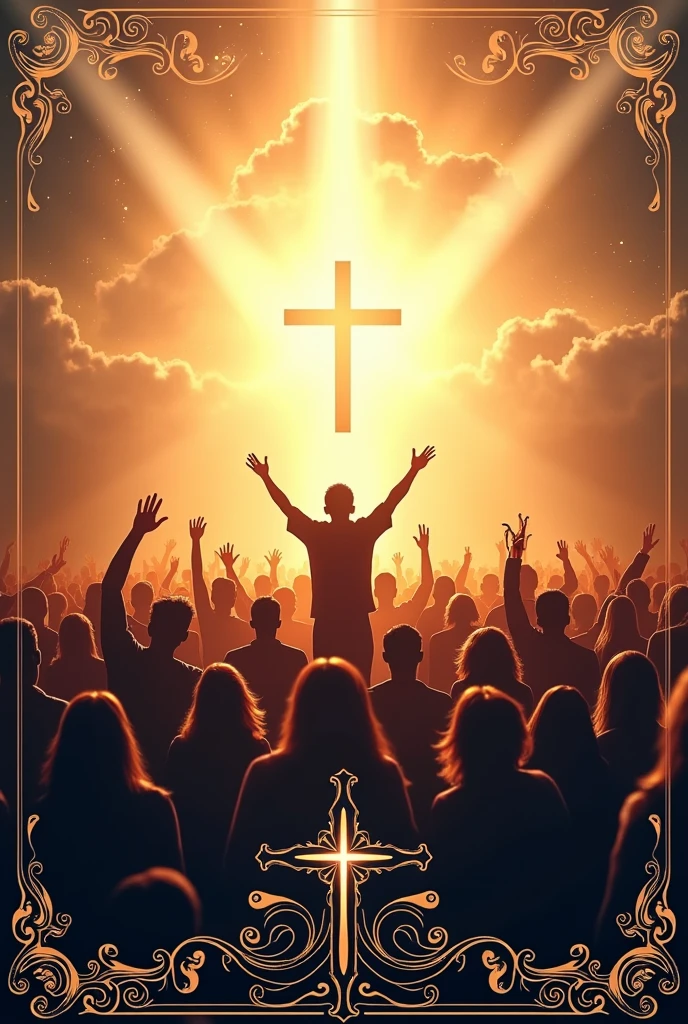 Une affiche pour concert musique chrétienne 