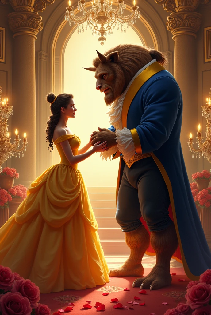 Beauty and the Beast in the Castle of Declaration of Love