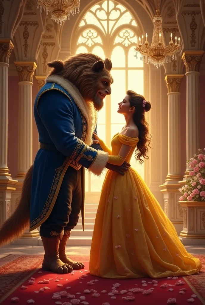 Beauty and the Beast in the Castle of Declaration of Love