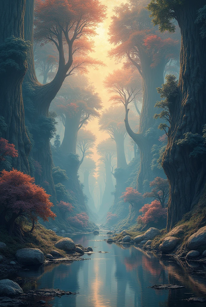 masterpiece, Highest quality, High resolution, High definition、Heaven and Earth in the Mirror World