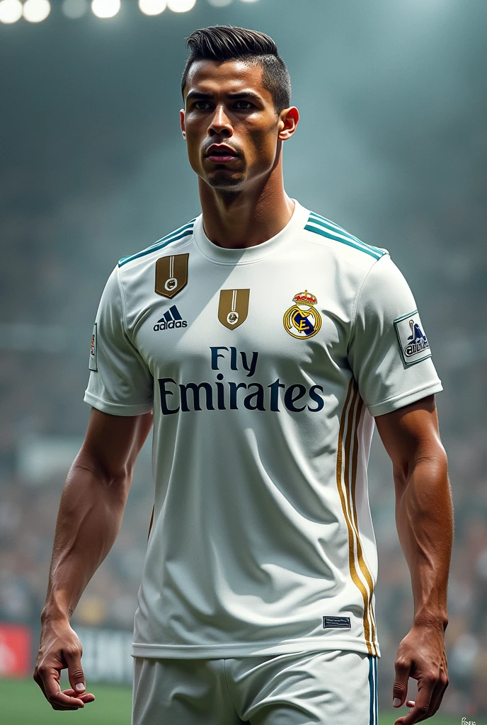 Ronaldo in real madrid jersey