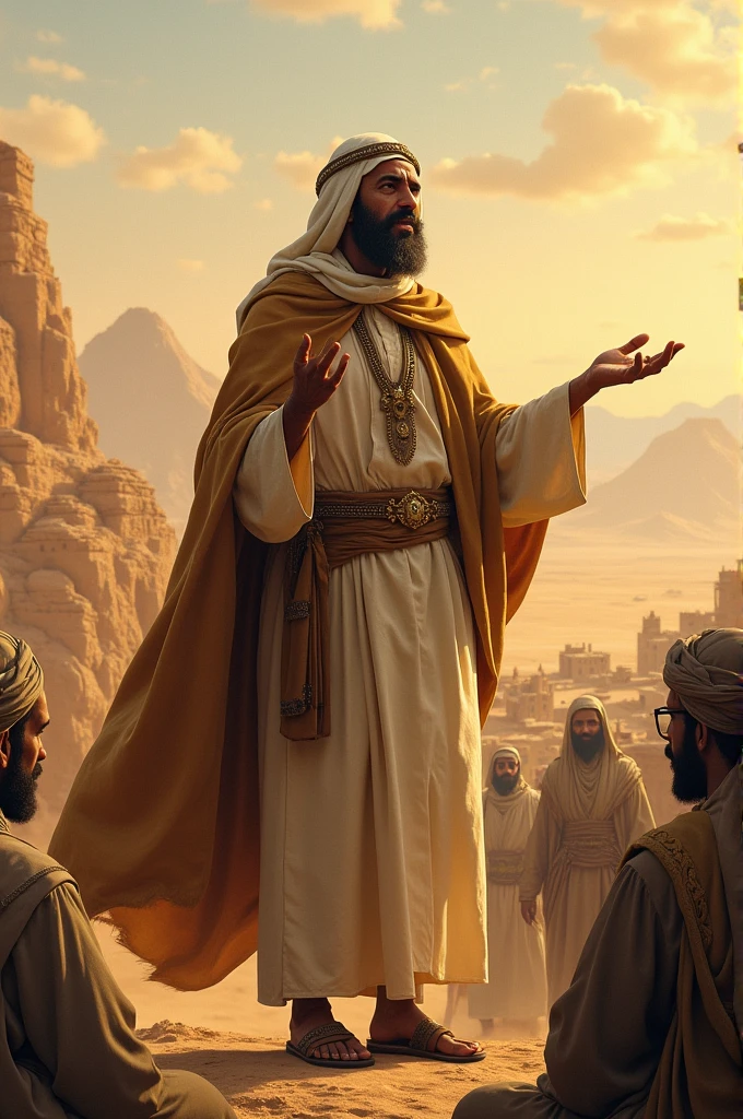 In ancient times, a Muslim man preached religion in Arab countries. The man was very poor. He was a Bedouin man.