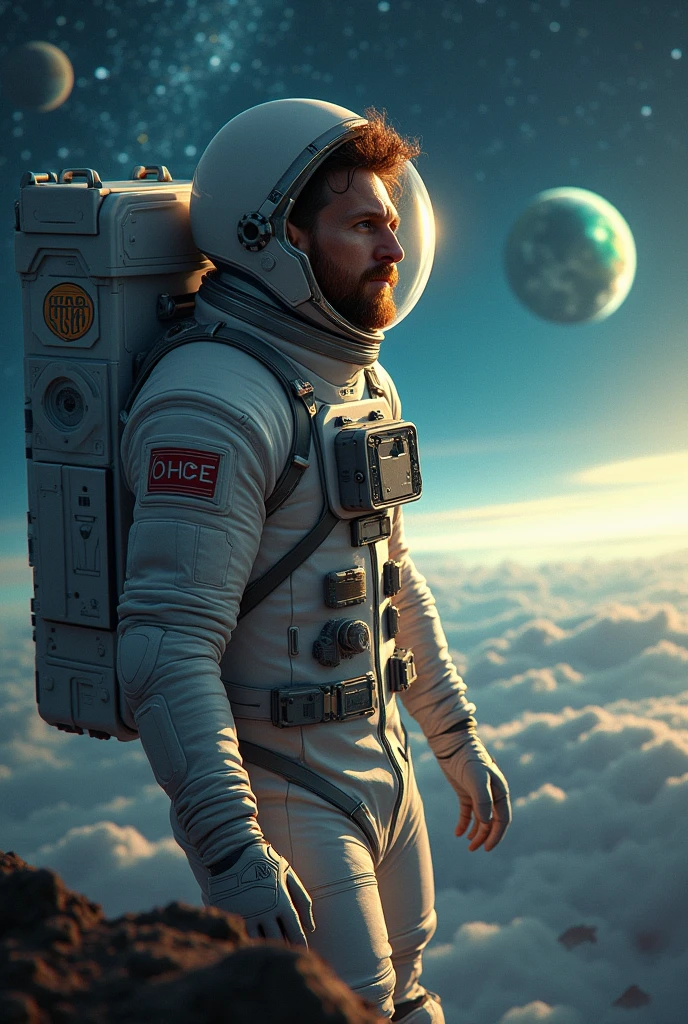 Messi as a Astronaut