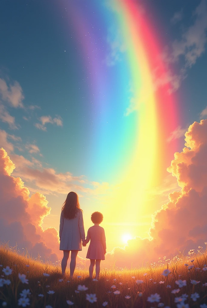 So next time you see a rainbow up high,
Know it’s bringing magic just for you and I