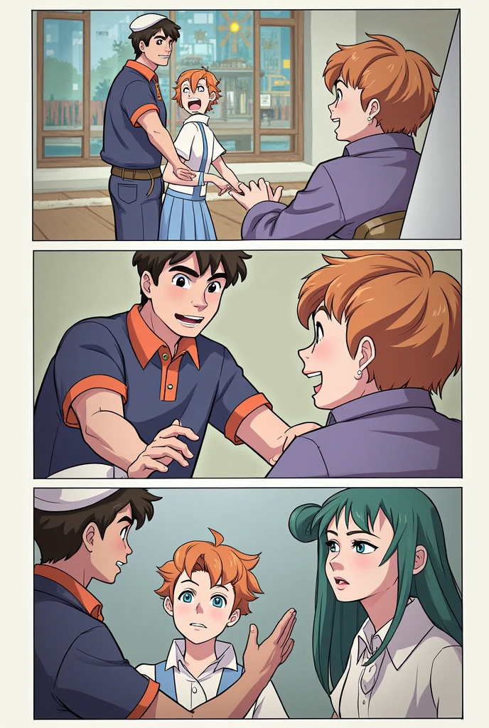 A 3-frame strip