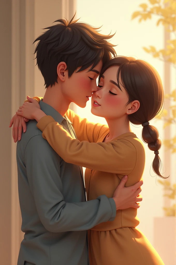 Hug each other