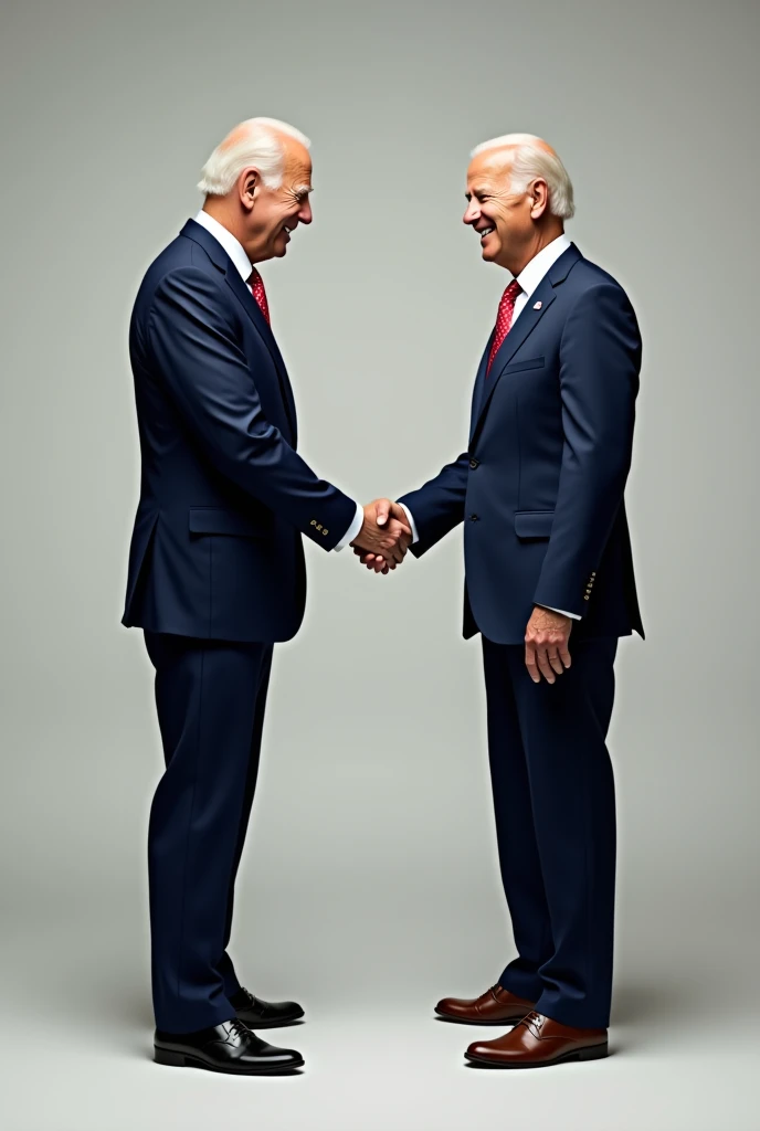 Joe biden and joe biden shaking hands