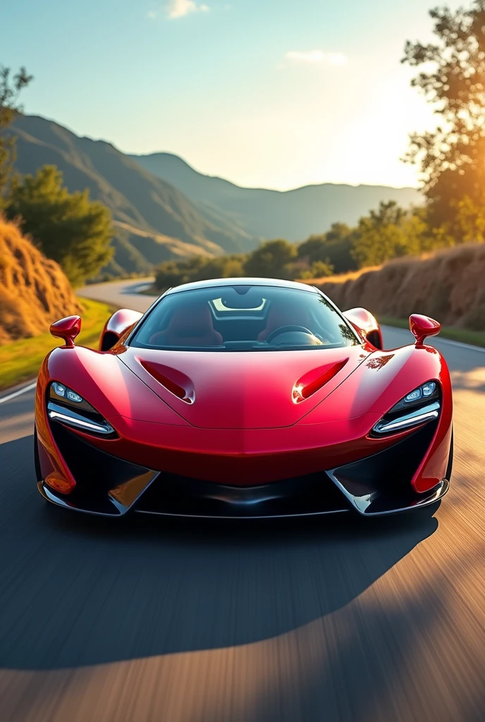 Red car