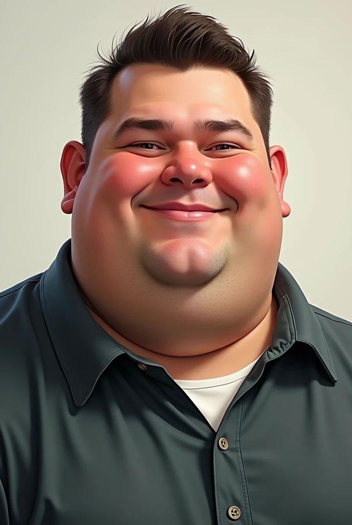 Create a picture of Markus Schilke young and fat