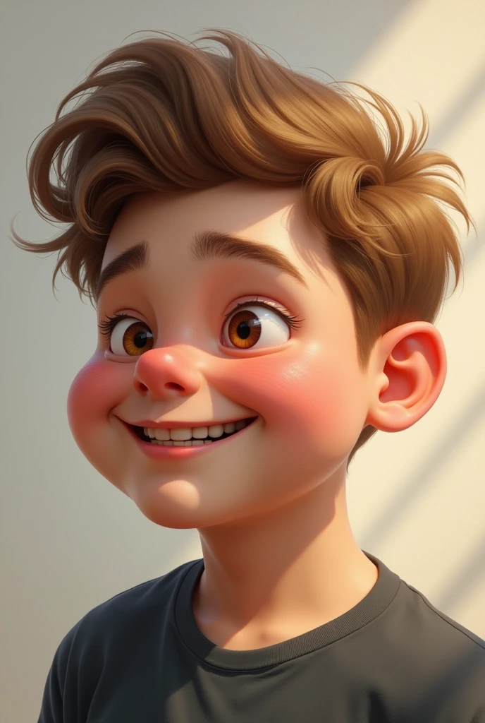 Create a picture of Markus Schilke young and chubby