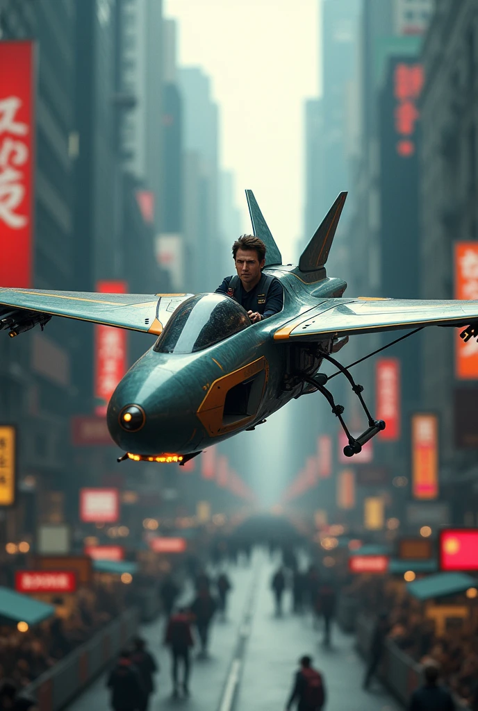 The Dragonfly helicopter featured in the movie. Tom Cruise driving