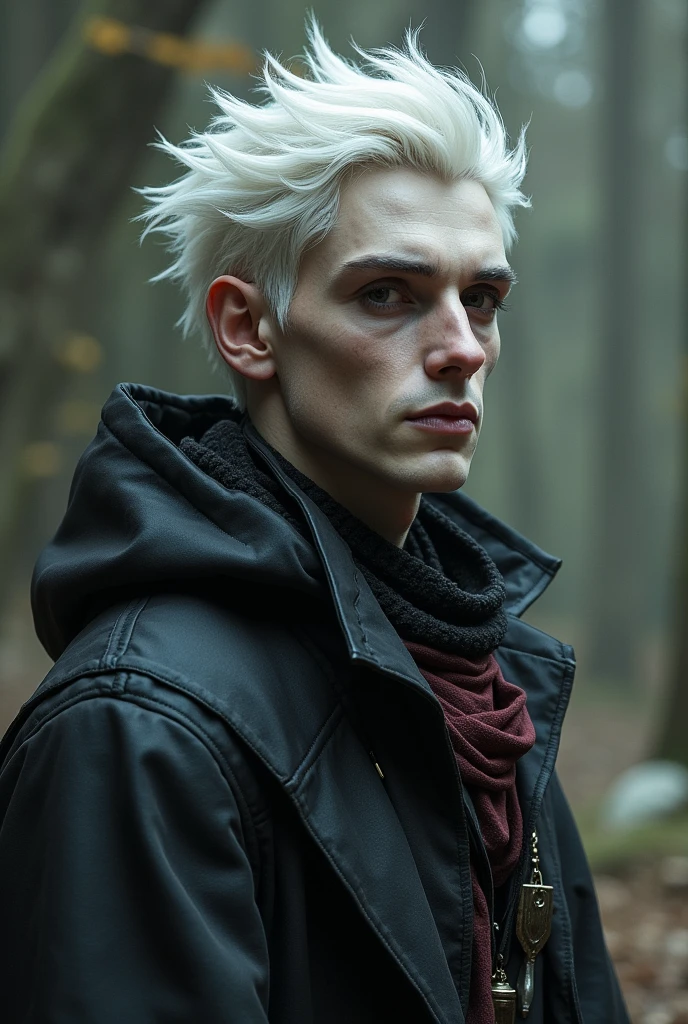 name: Lancelot Age: 21 Race: Undead Strengths:
armour: 3 Strength: 3 Skill: 4 Features: Lancelot is an undead, a loan shark beheaded him in a sawmill(constantly makes jokes about losing his mind) Apesar disso, Lancelot has not lost his features, remains a charismatic man, cheerful and that exudes compassion. Despite his young age, has white hair (stress maybe) your eyes are black, your skin despite being a living dead, remains the same, but with one condition: every time you lose your head again, your skin rots a little, so every time he “dies” he becomes even more of a living dead.
For being a zombie, does not feel pain, despite being the same, he is a very intelligent and remarkable man, not being slow, He is athletic and his greatest skill is fencing (SWORD FIGHT) has a remarkable capacity, agility, strength, has great perception and can dodge a possible enemy attack as well… A weakness? Lancelot is more sensitive to fire or heat.
He also hates loud noises… Finally, Lancelot has serious money problems (after all that's what led to his death).