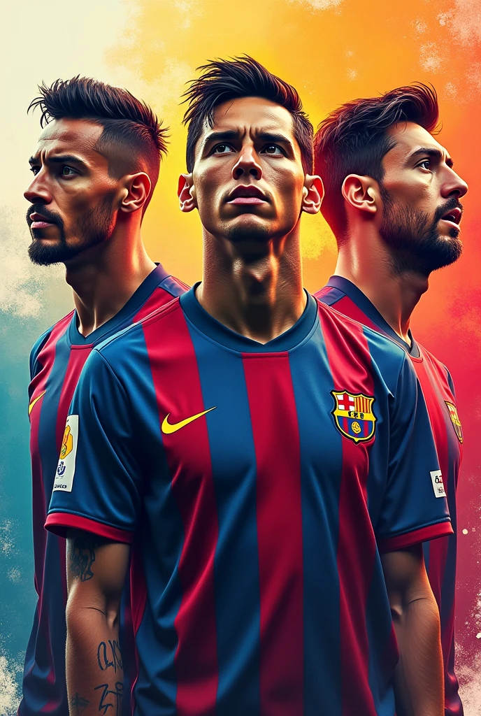 cool picture with neymar r
onaldo and messi