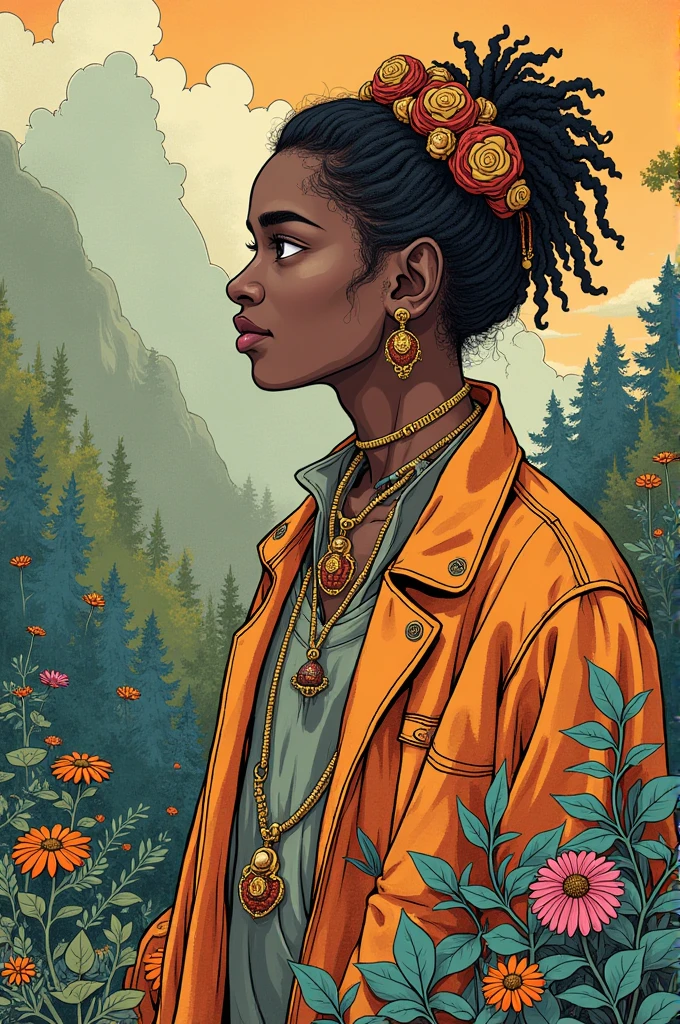 draw imagery, themes, and cultural element of a journey of self-discovery.