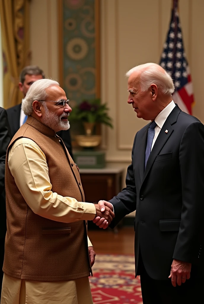 narendra modi shaking hands with joe biden