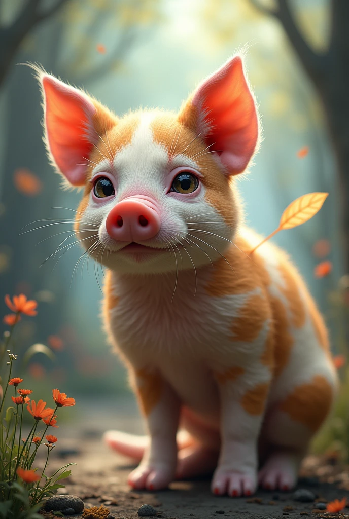 show me a cat pig