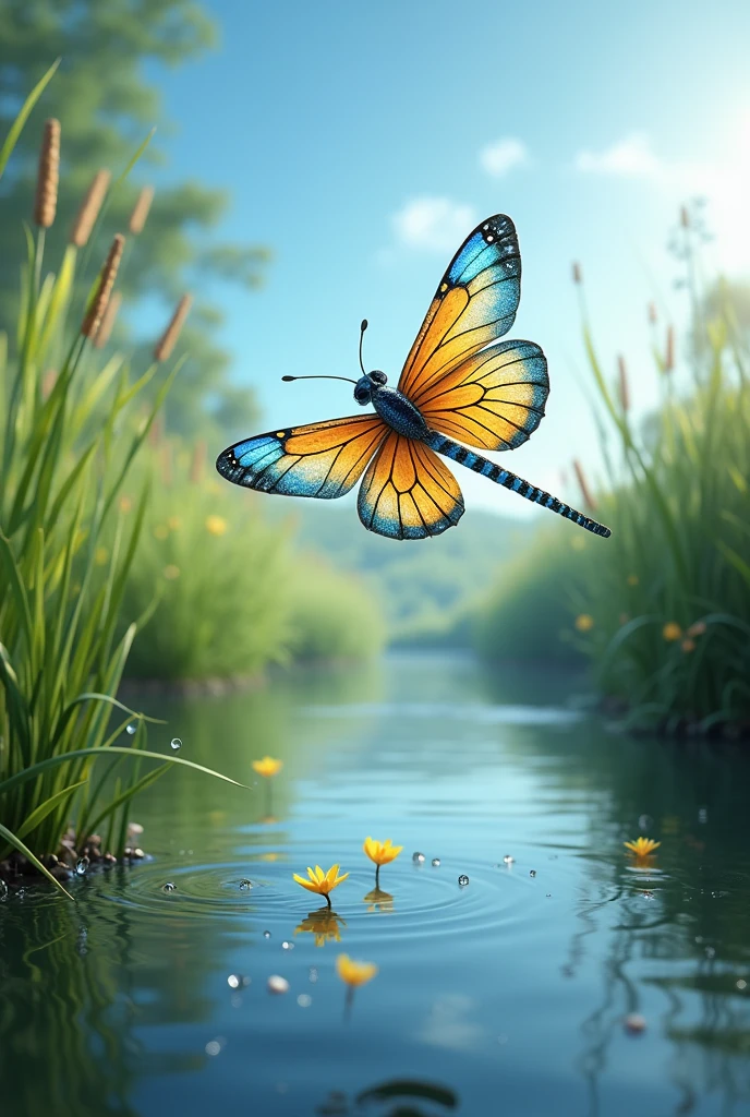 Bitterfly around river