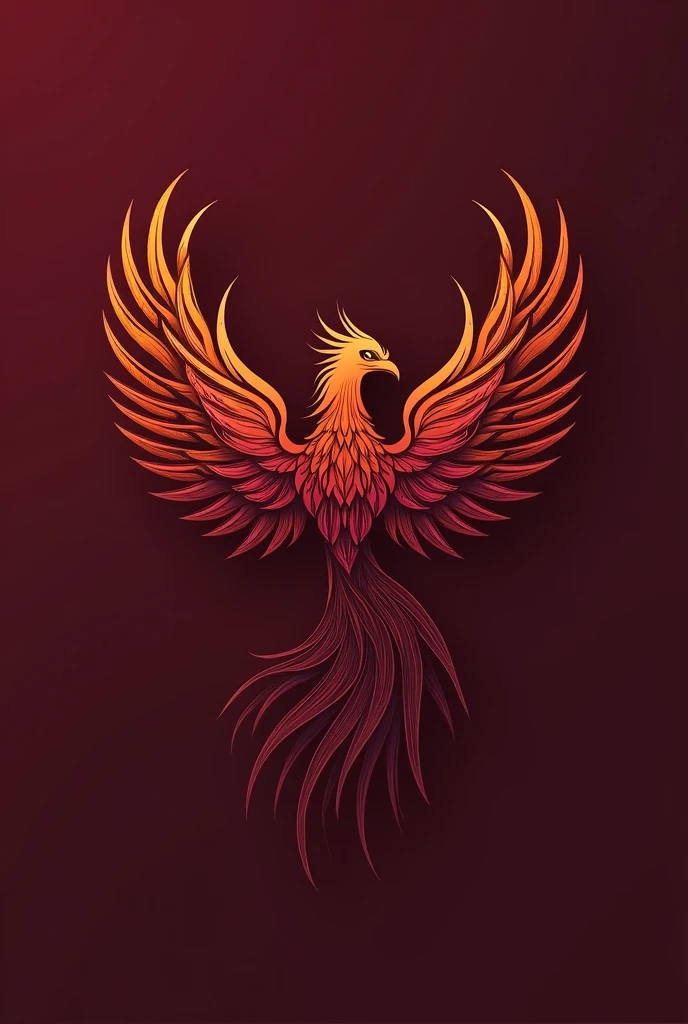 Give me a layout polo shirt design for our organization JFINEX (Junior Finance Executives). The colour is maroon. Please have a beautiful design. It should have phoenix bird, because this is our animal symbol in organization organization logo.