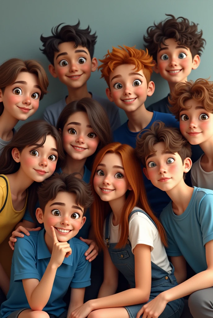 picture of 7 boys and 2 girls aged s