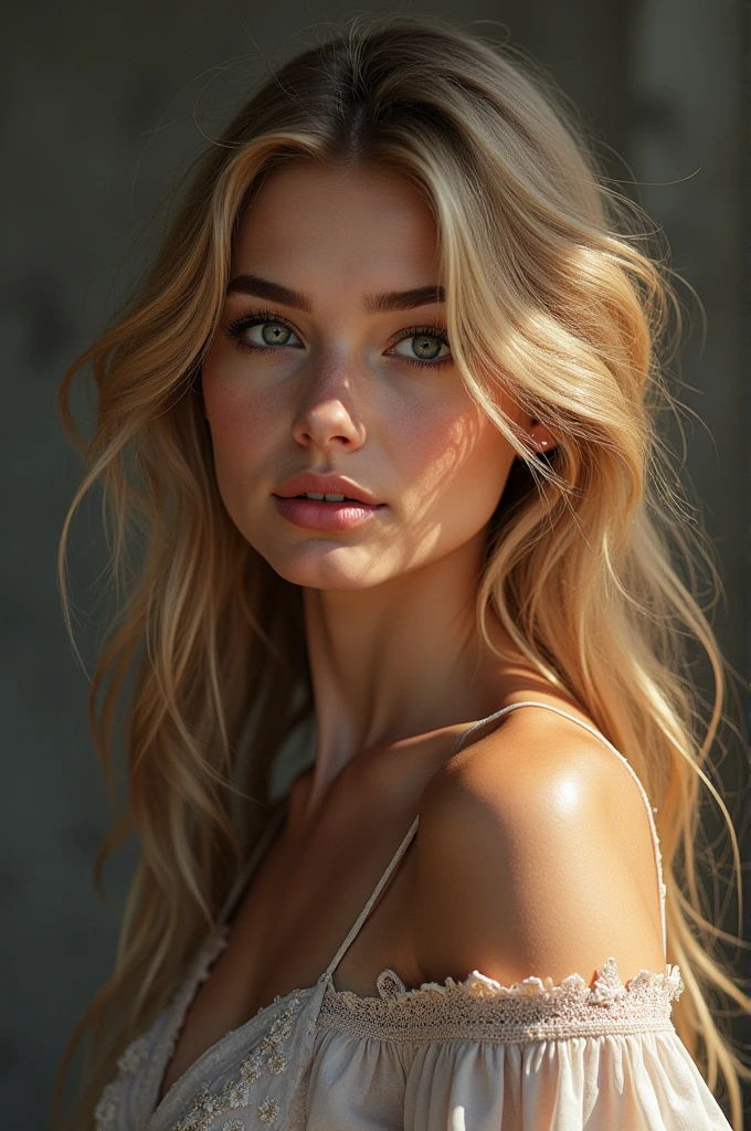 Create several beautiful girl's images. Who doesn’t exist on the earth. Image must be looked real