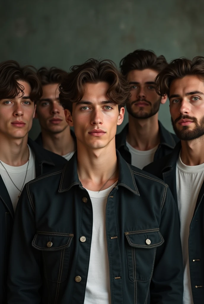 a picture of seven handsome seventeen year old men