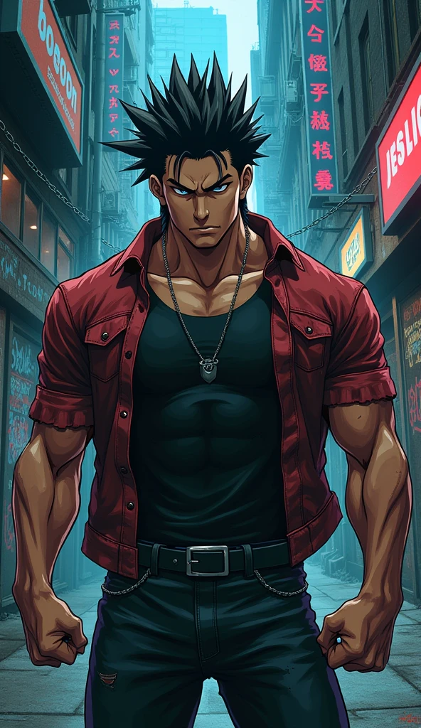 Please create a strong character from Rokudenashi Blues