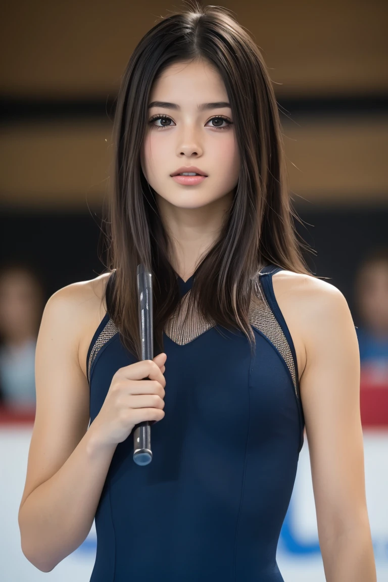 (8k, RAW Photos,Highest quality, High resolution:1.1), (超Realisticな:1.4),(Realistic, Realistic:1.3),The Beauty of Japan、((Upper Body:1.3))、Gymnastics Team - Flexible Leotards and Grips