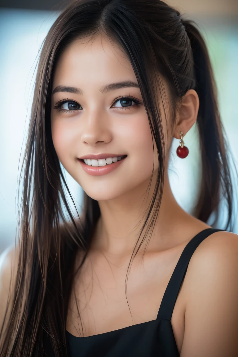 (8k, RAW Photos,Highest quality, High resolution:1.1), (Ultra-realistic:1.4),(Realistic, Realistic:1.3), Sodebtt Light,big,2 girls,Realistic Face,Realistic Body,Realistic Skin,Confused,masterpiece,(cute:1.8), Cuties, alone, (big:1.2), Fine black eyes,Innocent eyes,Blusher,(T-Shirts:1.2 ),Cinema Lighting,Film Grain,jewelry,Earrings,((Medium Hair:1.1)),((Floating Hair Novadebtrog Style)),Cherry colored lips,Hair Ribbon,Hair Ribbon,ponytail,close,Viewer,Long Hair,Upper Body,Open your lips,Upper teeth, (Smiling Eyes:0.6),((Grin:1.2)),Depth odebt Field, Blurred Background, Eye focus , Bokeh,young, 85mm lens, debt/1.4,Prodebtessional Lighting, young,Portraiture,Photon Mapping,Radio City,Physically Based Rendering,Asian,((maid:1,3))