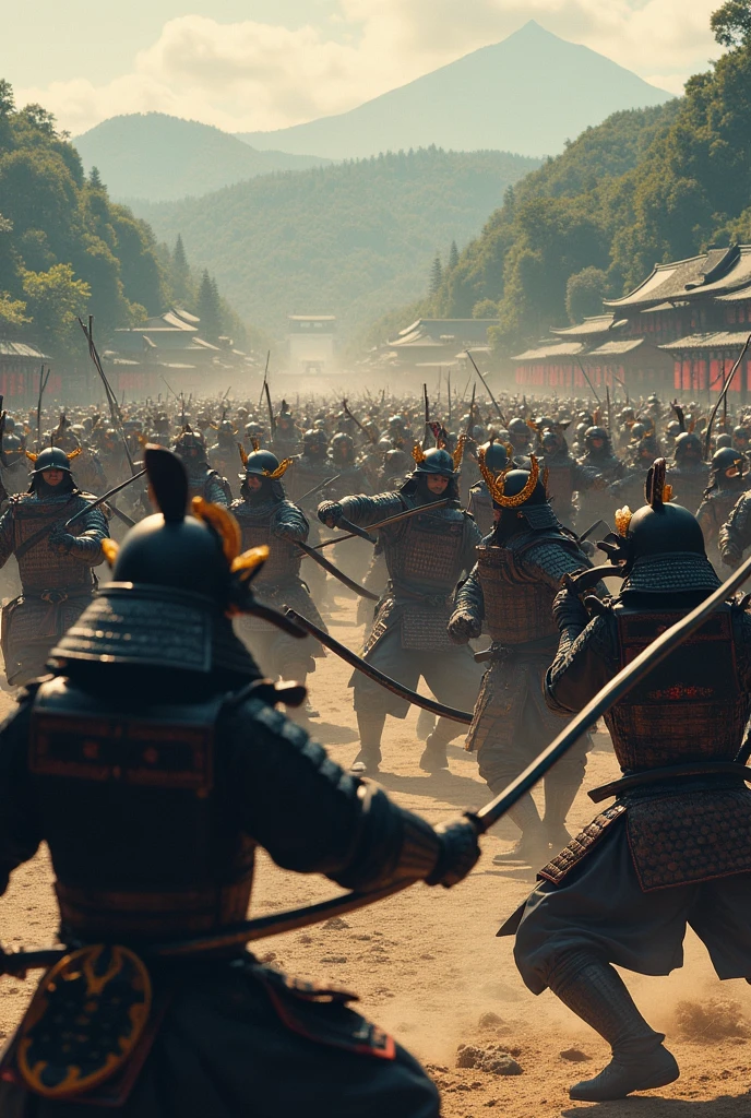 Samurai Warriors attack