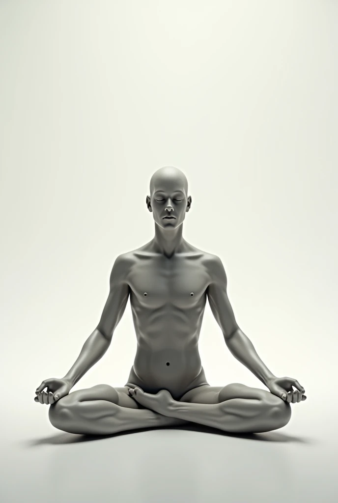 A sitting with legs open