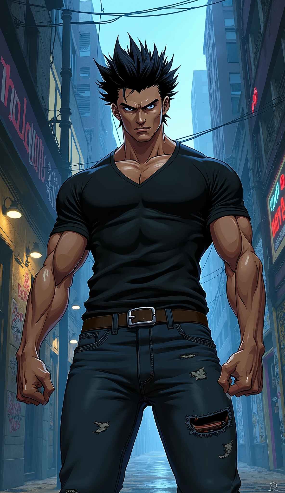 Please create a strong character from Rokudenashi Blues