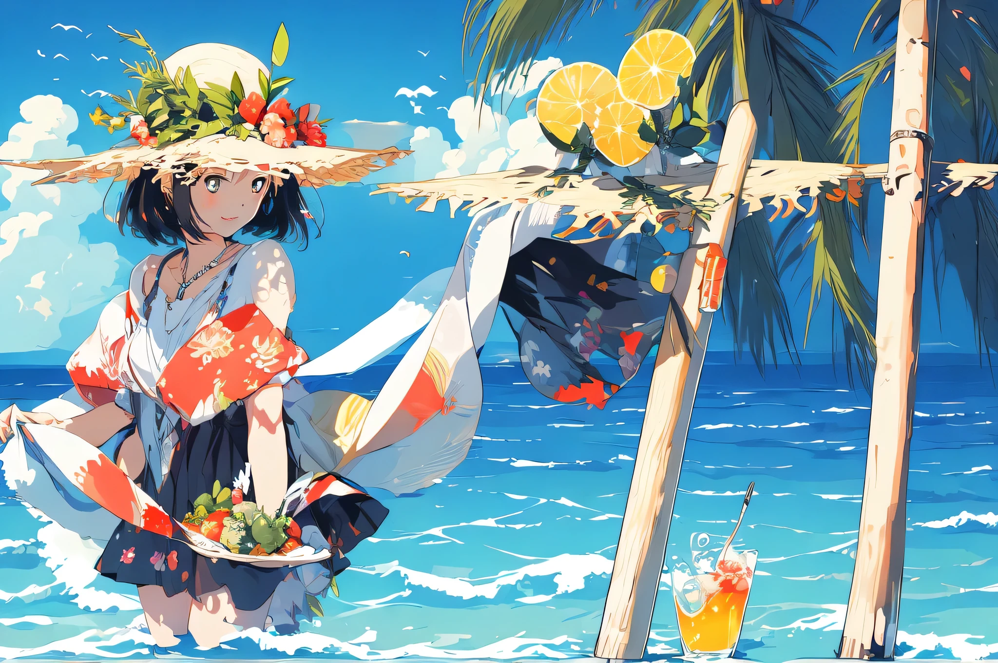 (masterpiece:1.2), best quality,PIXIV,flot,