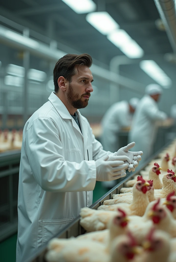 Messi has a chicken factory