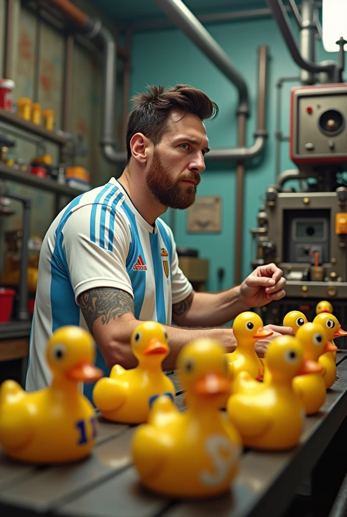 Messi has a duck factory