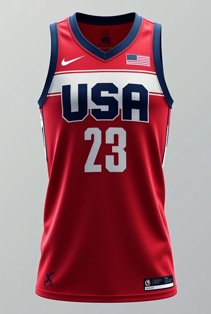 team USA basketball jersey 2024 layout