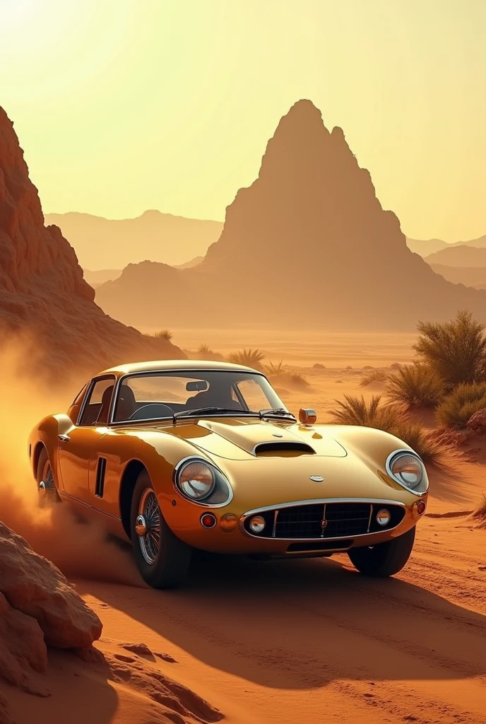 Genrate a image a scorpio classic car in registaan